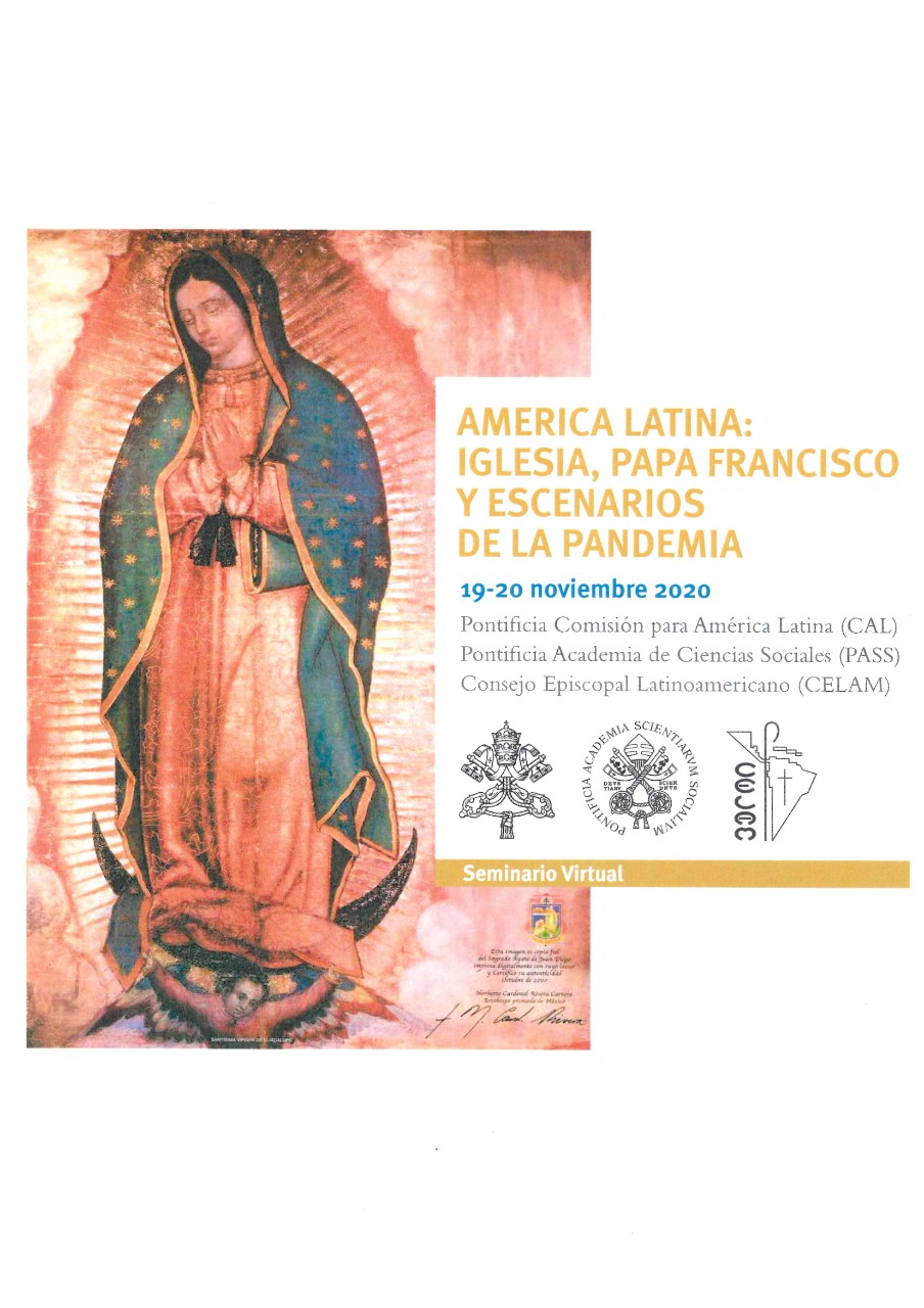 Webinar AMÉRICA LATINA: IGLESIA, PAPA FRANCISCO Y ESCENARIOS DE LA PANDEMIA.